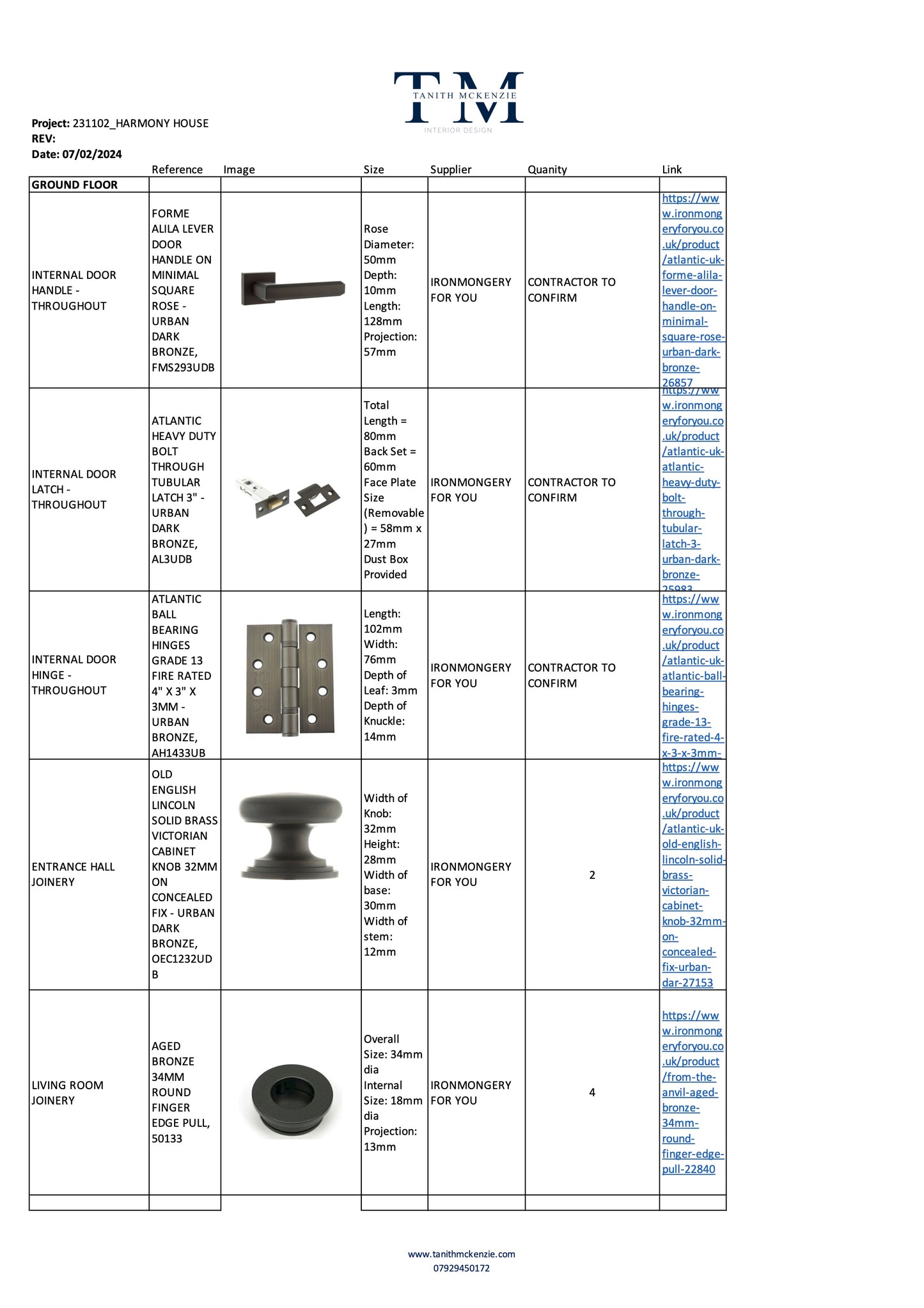 eDesign, Starting at £420 per room